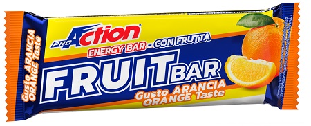 PROACTION FRUIT BAR BARRETTA ENERGETICA ALL'ARANCIA 40 G - Farmacia Murachelli Di Putelli dr. Giovanni