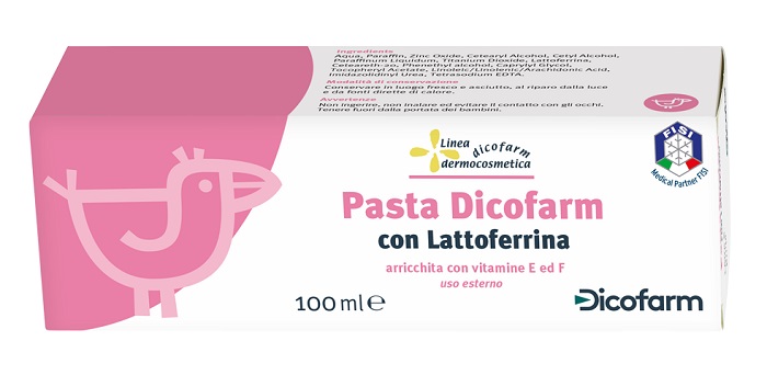 DICOFARM PASTA CON LATTOFERRINA PELLI DELICATE 100 ML - Farmacia Murachelli Di Putelli dr. Giovanni