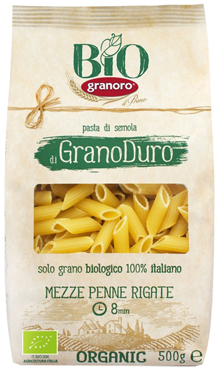 BIOLOGICA GRANORO MEZZE PENNE RIGATE 500 G - Farmacia Murachelli Di Putelli dr. Giovanni