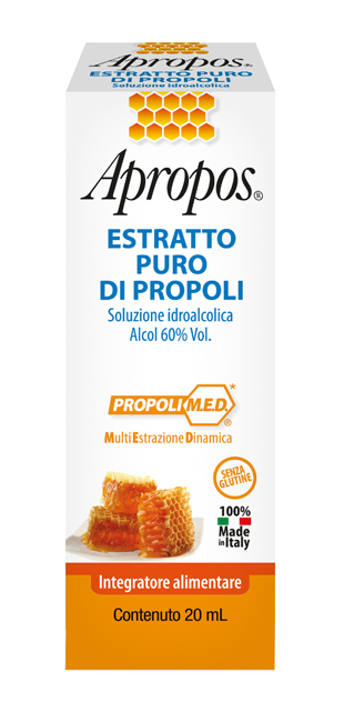 APROPOS ESTRATTO PURO PROPOLI 20 ML - Farmacia Murachelli Di Putelli dr. Giovanni