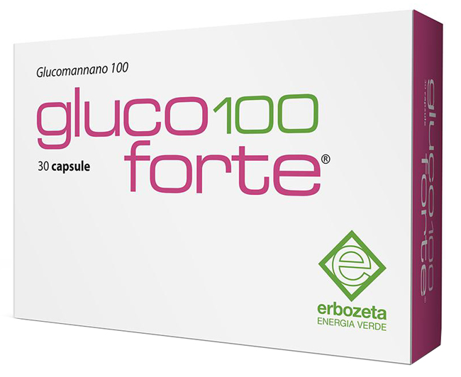 GLUCO 100 FORTE GLUCOMANNANO 100 30 CAPSULE DA 900 MG - Farmacia Murachelli Di Putelli dr. Giovanni
