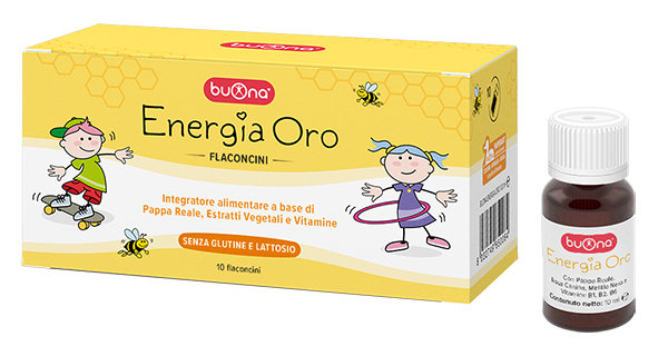 BUONA ENERGIA ORO 10 FLACONCINI DA 10 ML - Farmacia Murachelli Di Putelli dr. Giovanni