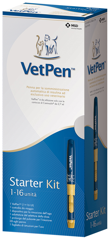 CANINSULIN VET PEN 16 UI STARTER KIT - Farmacia Murachelli Di Putelli dr. Giovanni