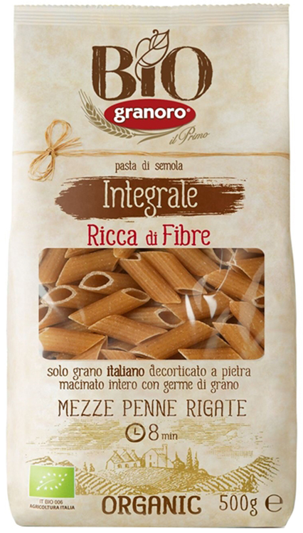 BIOLOGICA INTEGRALE GRANORO MEZZE PENNE RIGATE 500 G - Farmacia Murachelli Di Putelli dr. Giovanni