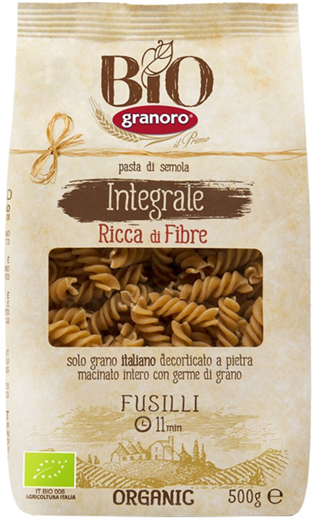 BIOLOGICA INTEGRALE GRANORO FUSILLI 500 G - Farmacia Murachelli Di Putelli dr. Giovanni