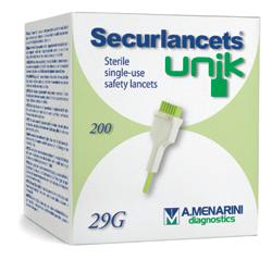 LANCETTE PUNGIDITO SECURLANCETS UNIK GAUGE 29 200 PEZZI - Farmacia Murachelli Di Putelli dr. Giovanni