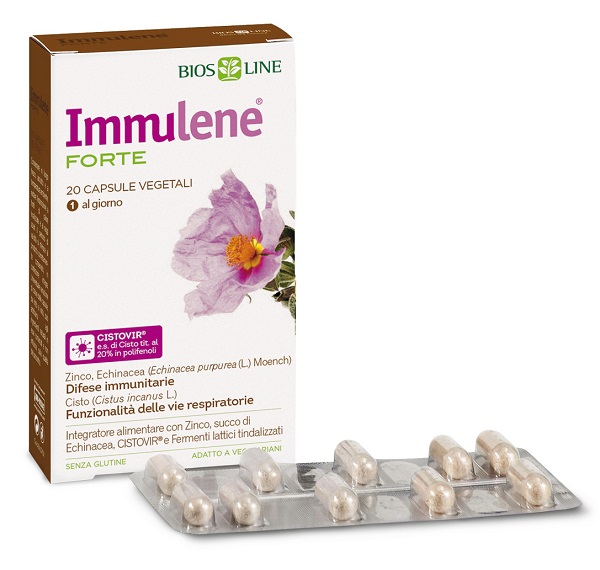 BIOSLINE IMMULENE FORTE 20 CAPSULE - Farmacia Murachelli Di Putelli dr. Giovanni