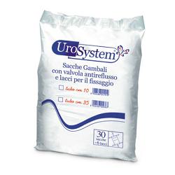 SACCA DI DRENAGGIO DA GAMBA PER INCONTINENZA UROSYSTEM TUBO 10 CM 30 PEZZI - Farmacia Murachelli Di Putelli dr. Giovanni