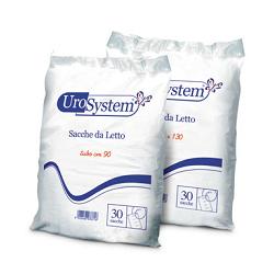 SACCA DI DRENAGGIO DA LETTO PER INCONTINENZA UROSYSTEM TUBO 130 CM SENZA SCARICO 30 PEZZI - Farmacia Murachelli Di Putelli dr. Giovanni