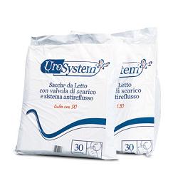 SACCA DI DRENAGGIO DA LETTO PER INCONTINENZA UROSYSTEM TUBO 90 CM CON SCARICO 30 PEZZI - Farmacia Murachelli Di Putelli dr. Giovanni