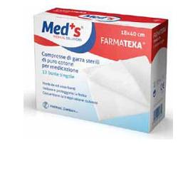 GARZA COMPRESSA MEDS 12/8 36X40CM 12 PEZZI - Farmacia Murachelli Di Putelli dr. Giovanni