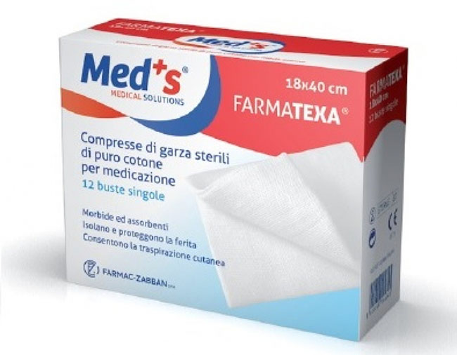 GARZA COMPRESSA MEDS 12/12 18X40CM 12 PEZZI - Farmacia Murachelli Di Putelli dr. Giovanni