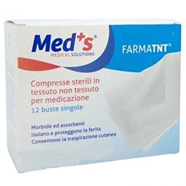 GARZA COMPRESSA MEDS TESSUTO NON TESSUTO PEEL OPEN 7,5X7,5CM 12 PEZZI - Farmacia Murachelli Di Putelli dr. Giovanni