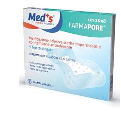 MEDICAZIONE MEDS PORE ADESIVA IMPERMEABILE 5X7CM 5 PEZZI - Farmacia Murachelli Di Putelli dr. Giovanni