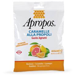 APROPOS CARAMELLE ALLA PROPOLI GUSTO AGRUMI 50 G - Farmacia Murachelli Di Putelli dr. Giovanni