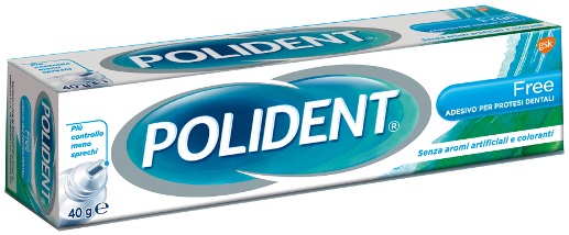 POLIDENT FREE ADESIVO PER PROTESI DENTARIA 40 G - Farmacia Murachelli Di Putelli dr. Giovanni