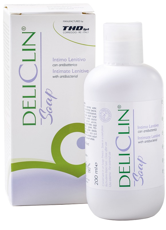 DELICLIN SOAP DETERGENTE INTIMO LENITIVO CON ANTIBATTERICO 200 ML - Farmacia Murachelli Di Putelli dr. Giovanni