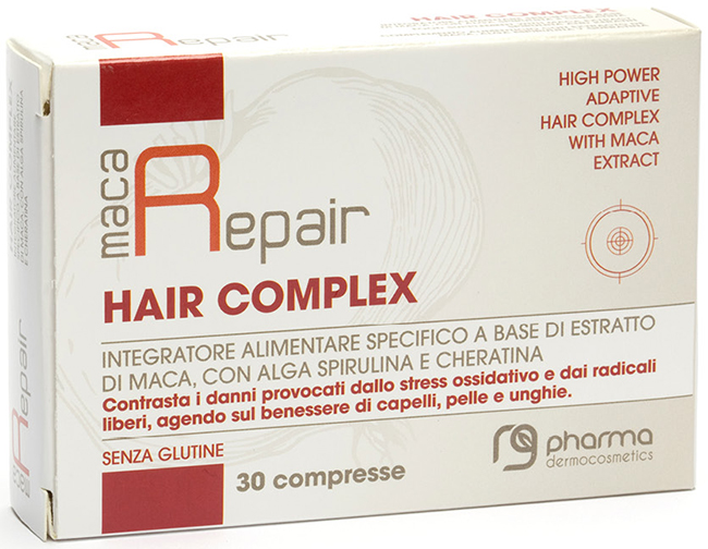 MACA REPAIR HAIR COMPLEX 30 COMPRESSE - Farmacia Murachelli Di Putelli dr. Giovanni