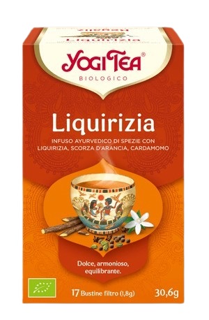 YOGI TEA LIQUIRIZIA BIO 30,6 G - Farmacia Murachelli Di Putelli dr. Giovanni