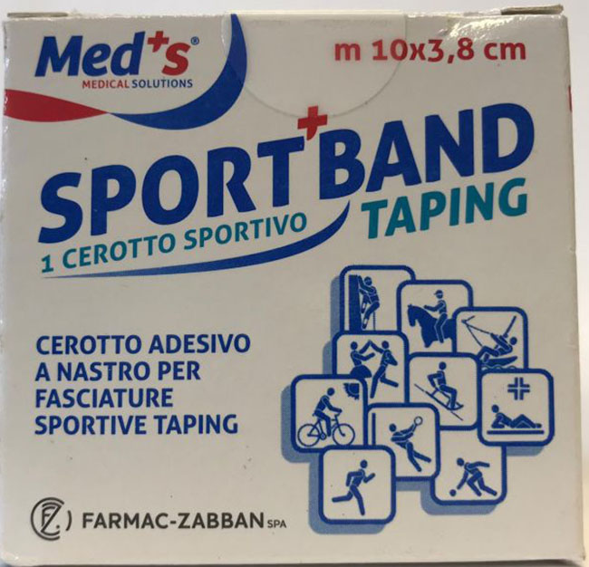 CEROTTO MEDS TELA BIANCA SPORTIVO 1000X3,8 CM - Farmacia Murachelli Di Putelli dr. Giovanni