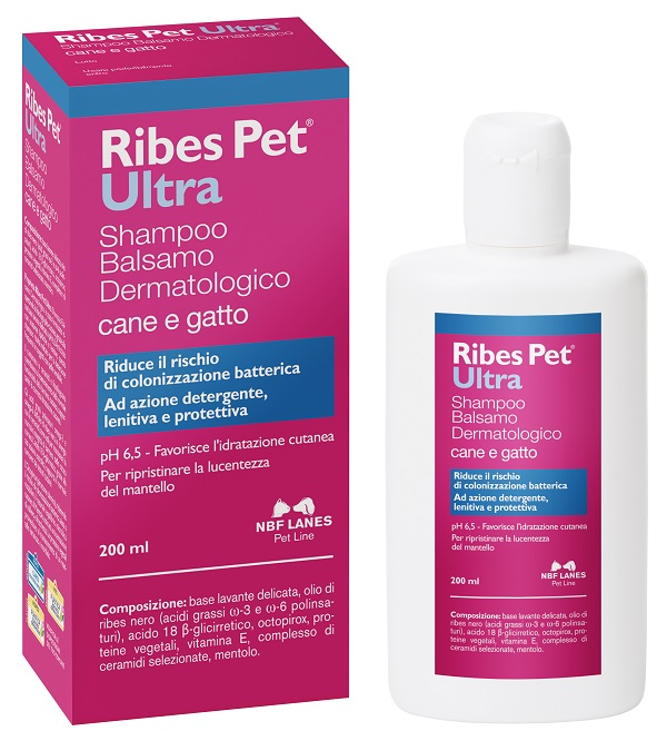 RIBES PET ULTRA SHAMPOO DERMATOLOGICO FLACONE 200 ML - Farmacia Murachelli Di Putelli dr. Giovanni