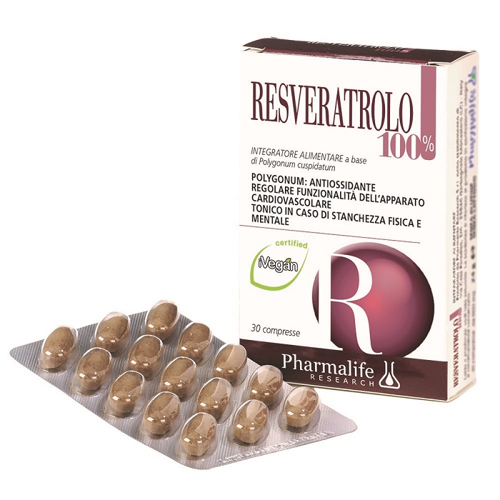 RESVERATROLO 100% 30 COMPRESSE - Farmacia Murachelli Di Putelli dr. Giovanni