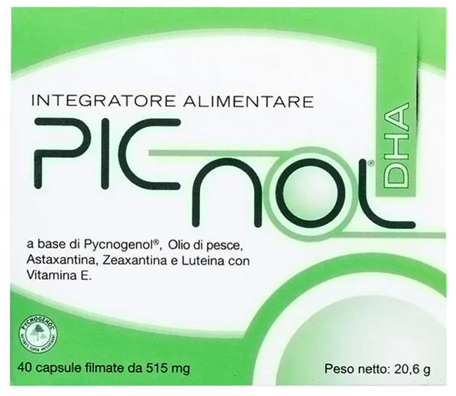 PICNOL DHA 40 CAPSULE 21,11 G - Farmacia Murachelli Di Putelli dr. Giovanni