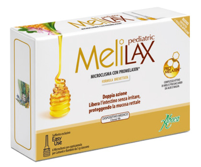MELILAX PEDIATRIC MICROCLISMI 6 PEZZI 5 G - Farmacia Murachelli Di Putelli dr. Giovanni