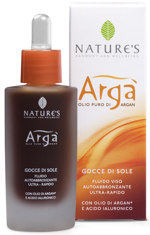 ARGA' GOCCE DI SOLE VISO FLUIDO AUTOABBRONZANTE 30 ML NATURE'S - Farmacia Murachelli Di Putelli dr. Giovanni