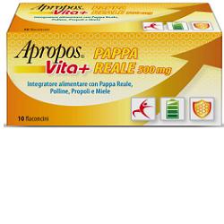 APROPOS VITA+ PAPPA REALE 500 MG 10 FLACONCINI 10 ML - Farmacia Murachelli Di Putelli dr. Giovanni