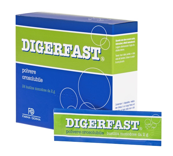DIGERFAST POLVERE 24 BUSTINE MONODOSE 2 G - Farmacia Murachelli Di Putelli dr. Giovanni