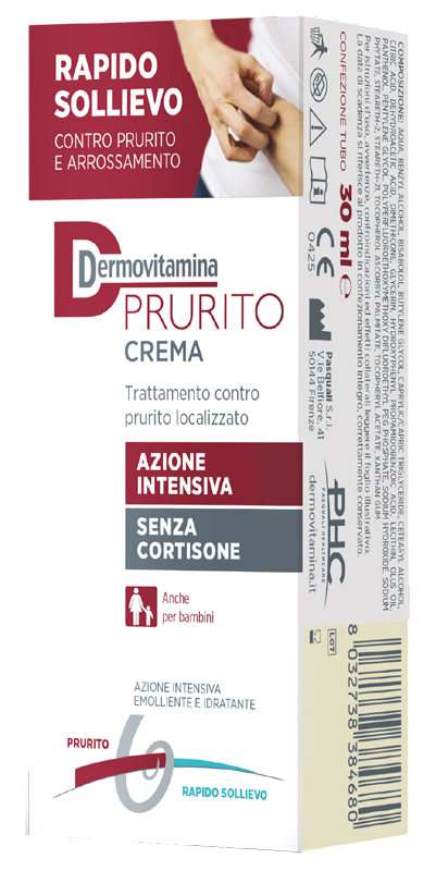 DERMOVITAMINA PRURITO CREMA AZIONE INTENSIVA SENZA CORTISONE 30 ML - Farmacia Murachelli Di Putelli dr. Giovanni