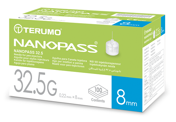 AGO PER PENNA DA INSULINA NANOPASS 32,5 GAUGE LUNGHEZZA 8 MM 100 PEZZI - Farmacia Murachelli Di Putelli dr. Giovanni