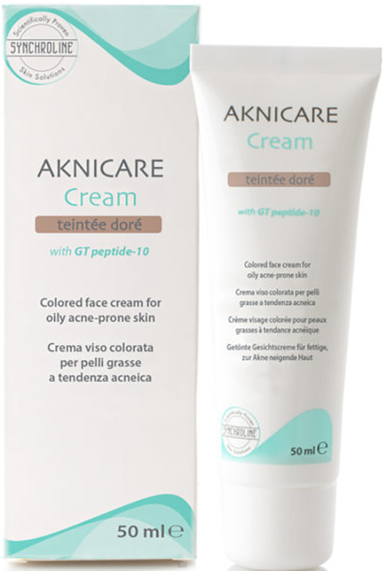 AKNICARE CREAM CREMA COLORATA TEINTEE DORE' 50 ML - Farmacia Murachelli Di Putelli dr. Giovanni