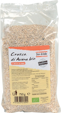 CRUSCA DI AVENA BIO 750 G - Farmacia Murachelli Di Putelli dr. Giovanni