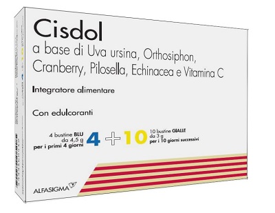 CISDOL 4 BUSTINE BLU DA 4,5 G + 10 BUSTINE GIALLE DA 3 G - Farmacia Murachelli Di Putelli dr. Giovanni