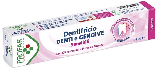 DENTIFRICIO DENTI E GENGIVE SENSIBILI 75 ML PROFAR - Farmacia Murachelli Di Putelli dr. Giovanni