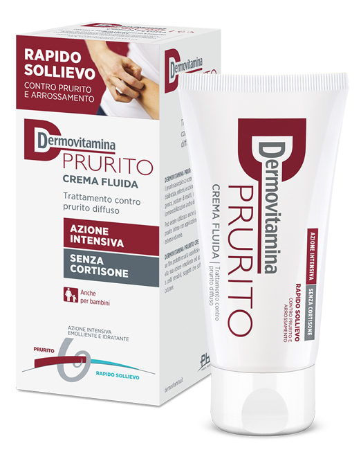 DERMOVITAMINA PRURITO CREMA FLUIDA AZIONE INTENSIVA SENZA CORTISONE 150 ML - Farmacia Murachelli Di Putelli dr. Giovanni