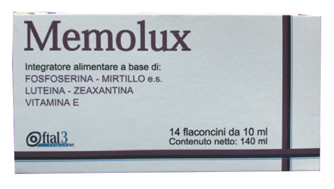 MEMOLUX 14 FLACONCINI 10 ML - Farmacia Murachelli Di Putelli dr. Giovanni