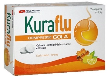 KURAFLU GOLA LIMONE/MIELE 20 COMPRESSE - Farmacia Murachelli Di Putelli dr. Giovanni