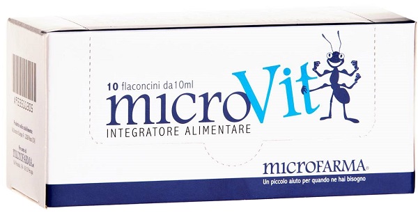 MICROVIT 10 FLACONCINI DA 10 ML - Farmacia Murachelli Di Putelli dr. Giovanni