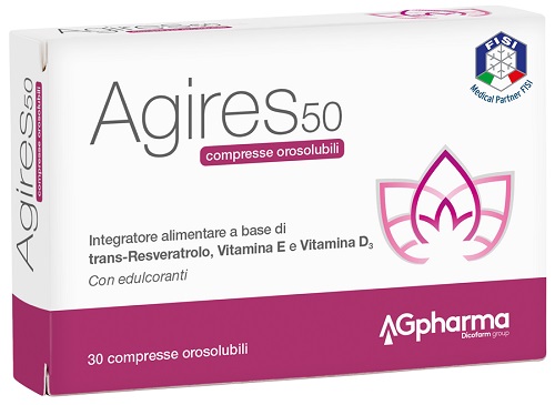 AGIRES 50 30 COMPRESSE OROSOLUBILI SCATOLA 5,4 G - Farmacia Murachelli Di Putelli dr. Giovanni