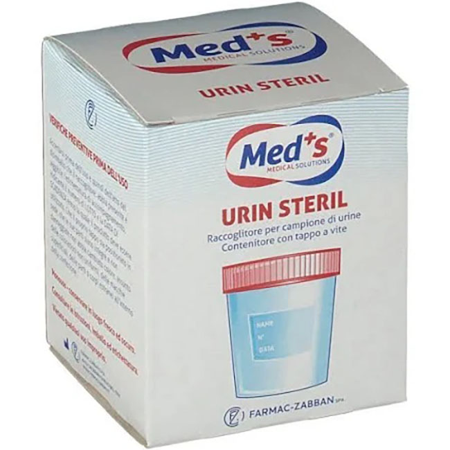 CONTENITORE MEDS URINA STERILE SOTTOVUOTO 120 ML - Farmacia Murachelli Di Putelli dr. Giovanni