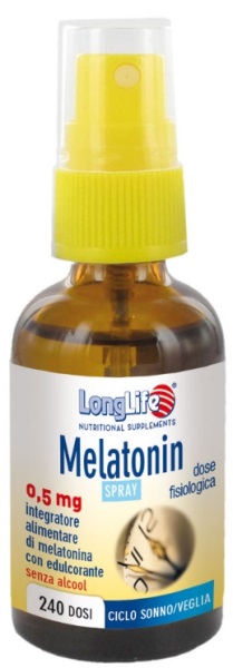 LONGLIFE MELATONIN SPRAY 0,5MG 30 ML - Farmacia Murachelli Di Putelli dr. Giovanni