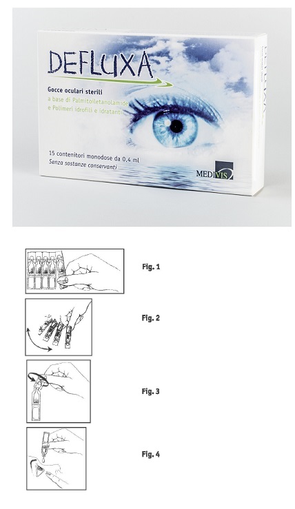 DEFLUXA GOCCE OCULARI 15 CONTENITORI MONODOSE DA 0,4 ML - Farmacia Murachelli Di Putelli dr. Giovanni