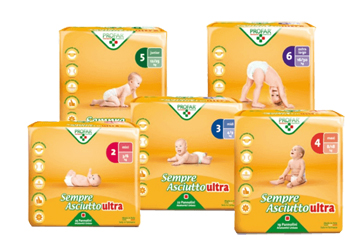 SEMPRE ASCIUTTO ULTRA MINI TAGLIA 2 3/6KG 25 PEZZI PROFAR - Farmacia Murachelli Di Putelli dr. Giovanni