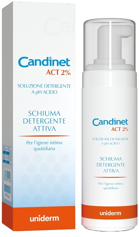 CANDINET ACT 2% SCHIUMA DETERGENTE ATTIVA 150 ML - Farmacia Murachelli Di Putelli dr. Giovanni