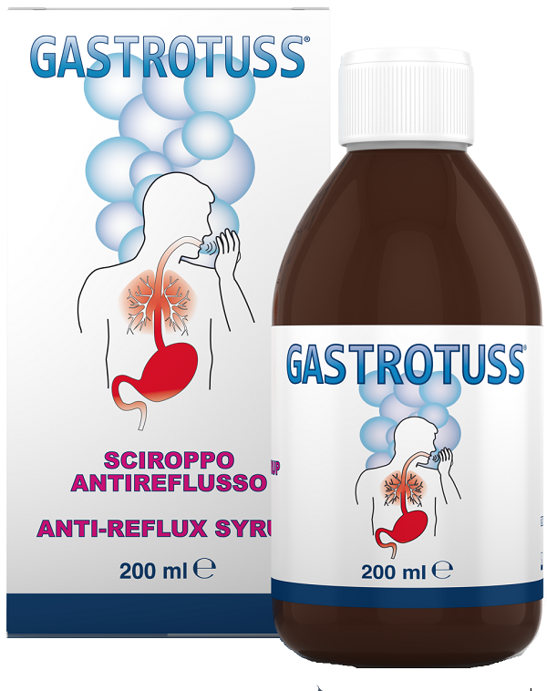 SCIROPPO ANTIREFLUSSO GASTROTUSS 200 ML - Farmacia Murachelli Di Putelli dr. Giovanni