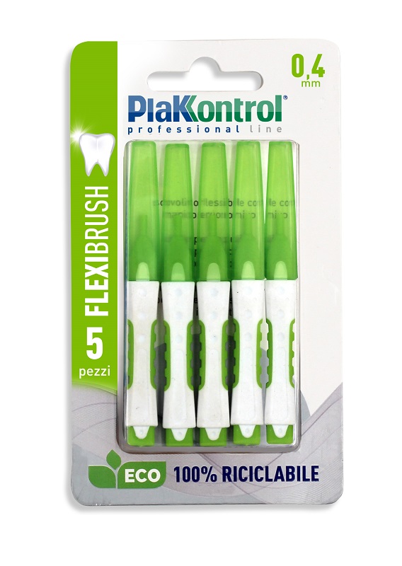 PLAKKONTROL SCOVOLINO INTERDENTALE FLEXI BRUSH04 BLISTER 5 PEZZI - Farmacia Murachelli Di Putelli dr. Giovanni