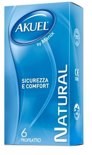 PROFILATTICO ANSELL AKUEL BY MANIX NATURAL B 6 PEZZI - Farmacia Murachelli Di Putelli dr. Giovanni